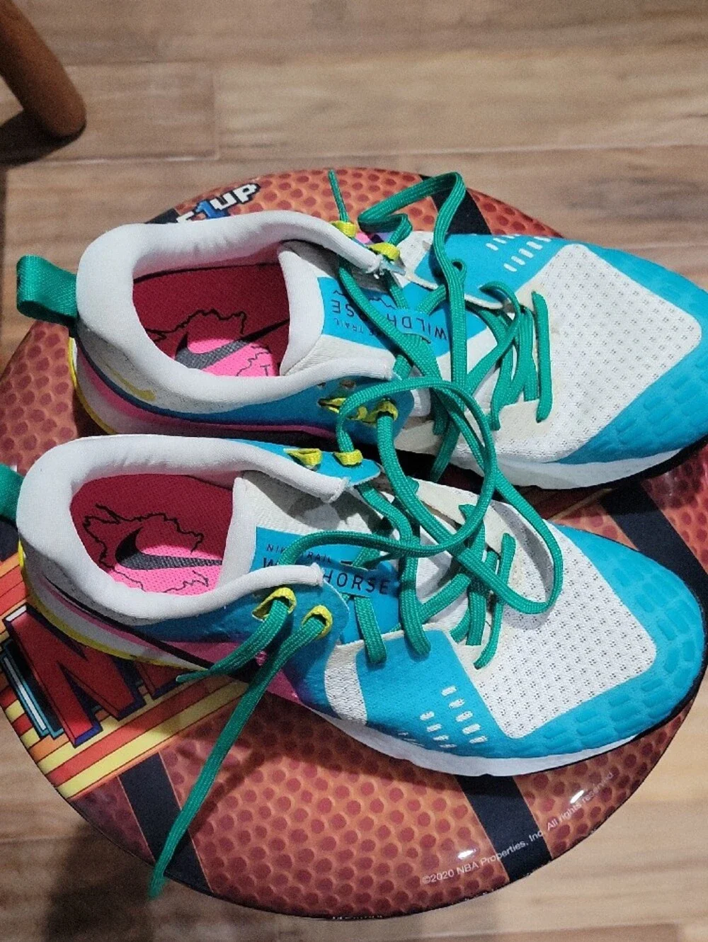 Nike Women’s Blue Teal White Trail Running Shoes